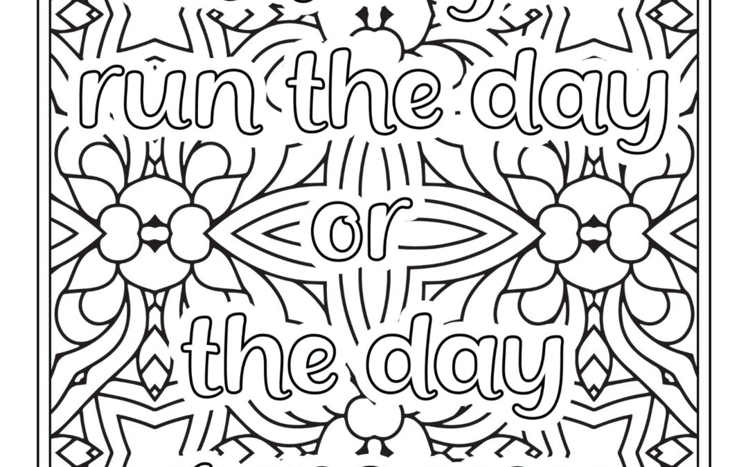 Quote Coloring Sheets