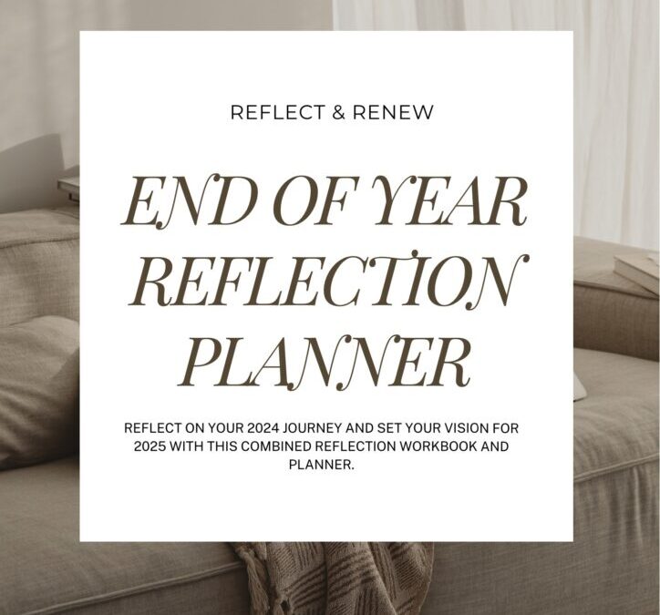 End of Year Reflection Planner