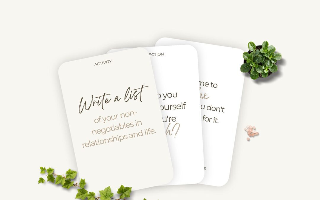 Self Care Card Deck